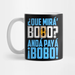 Qué Miras Bobo Meme Funny - Qué Miras Bobo Argentina Flag Mug